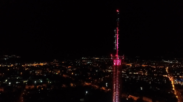 Костромская телебашня в честь Дня радио включит праздничную подсветку