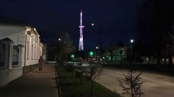 Телевизионная вышка РТРС вновь засияла в Костроме – ко Дню Победы