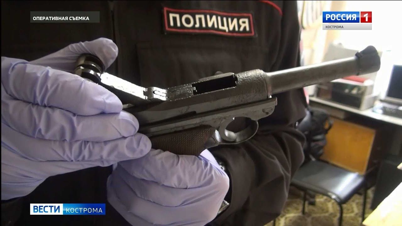 Житель Костромской области устроил дома оружейный склад