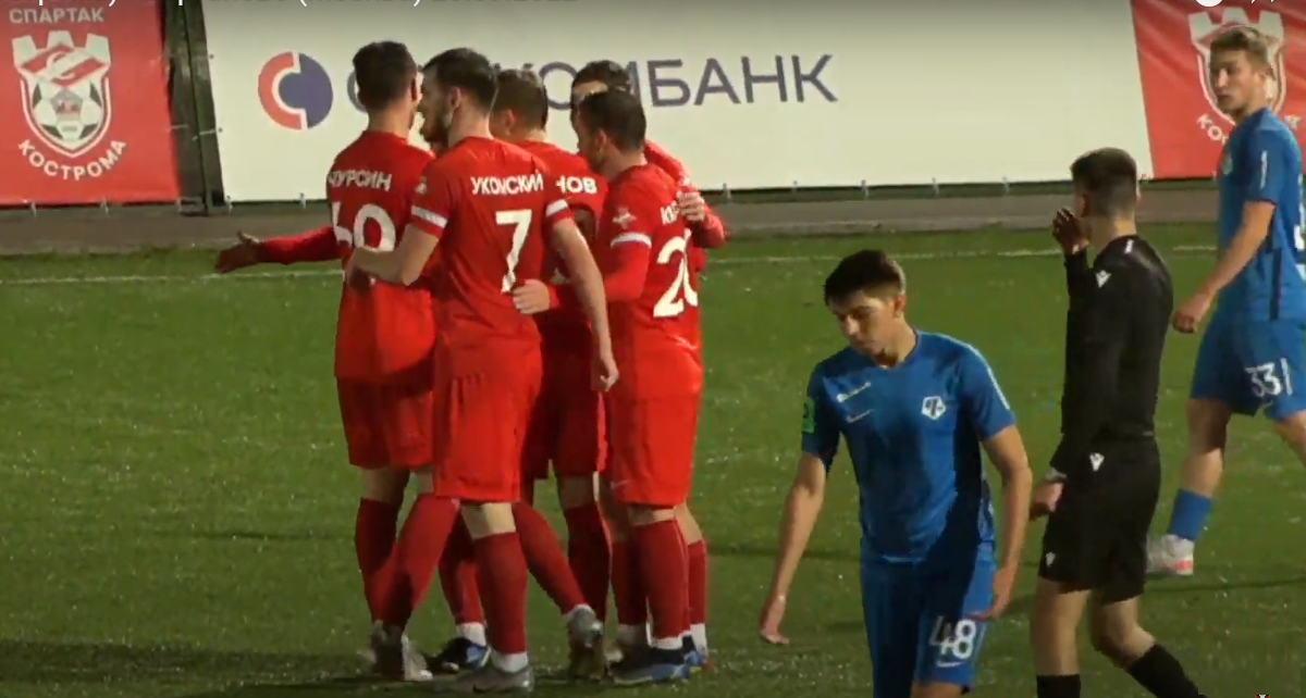 Костромской «Спартак» разгромил дома «Чертаново» со счётом 4:0