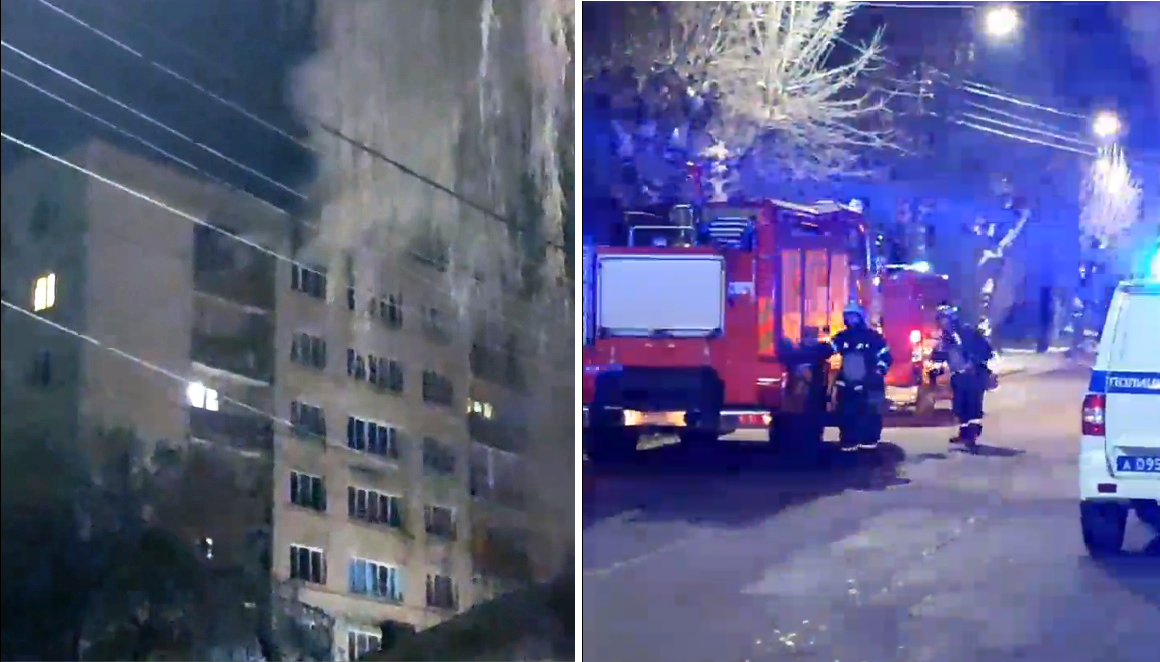 Из горящей костромской многоэтажки ночью эвакуировали 20 человек