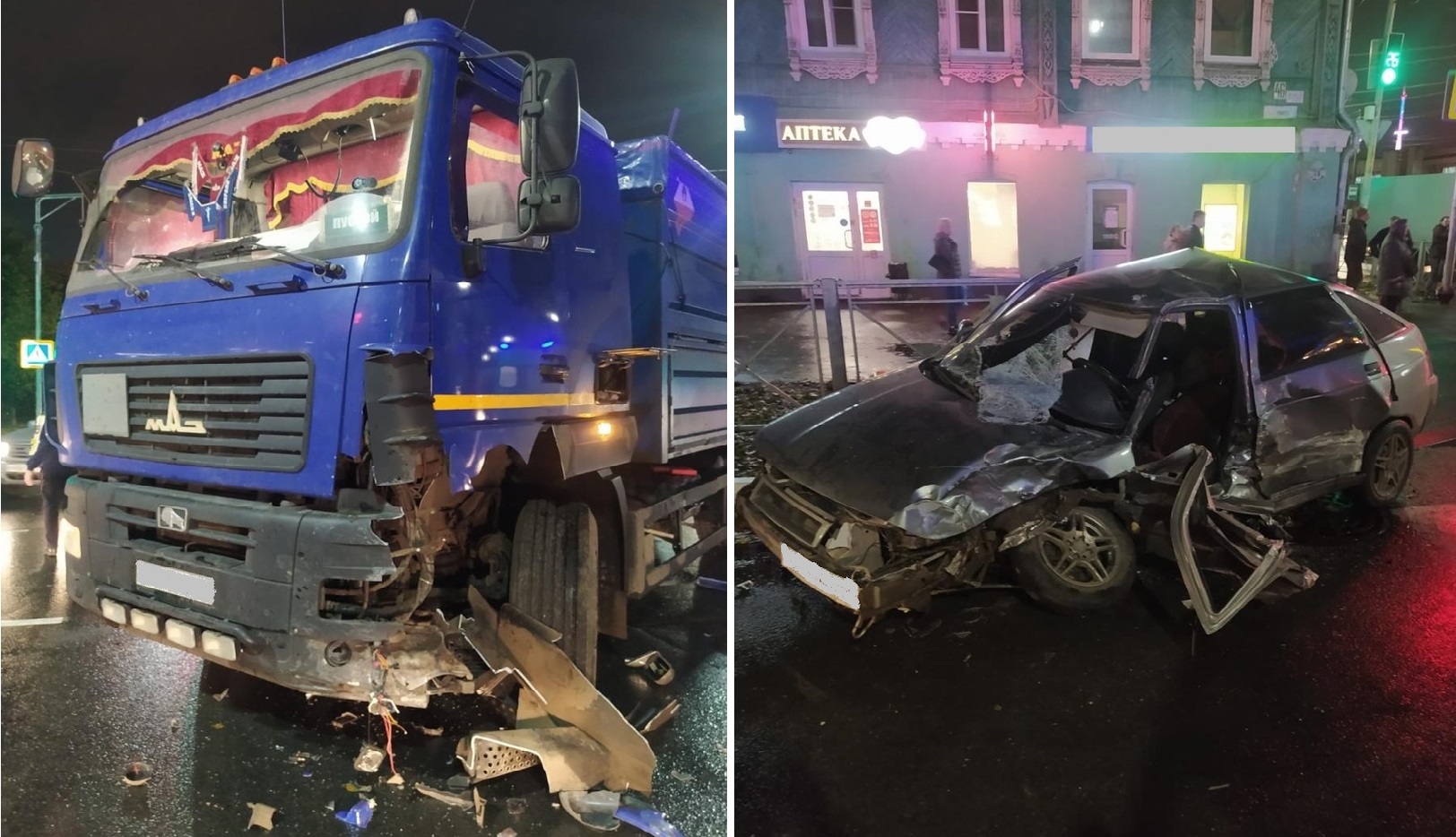 Стали известны подробности жёсткой аварии с грузовиком в Костроме