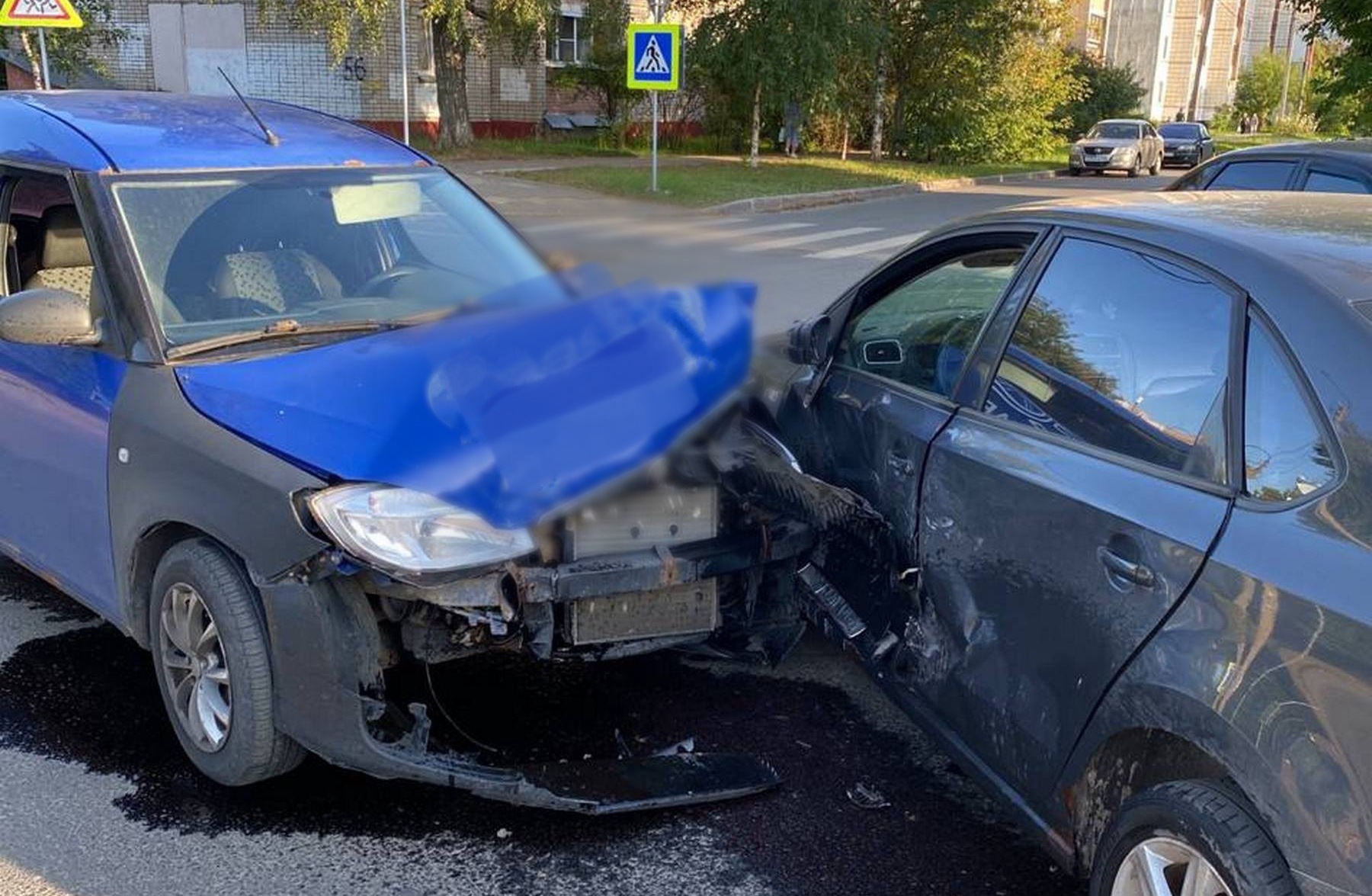 Неуступчивость одного из водителей привела к ДТП на одной из улиц Костромы
