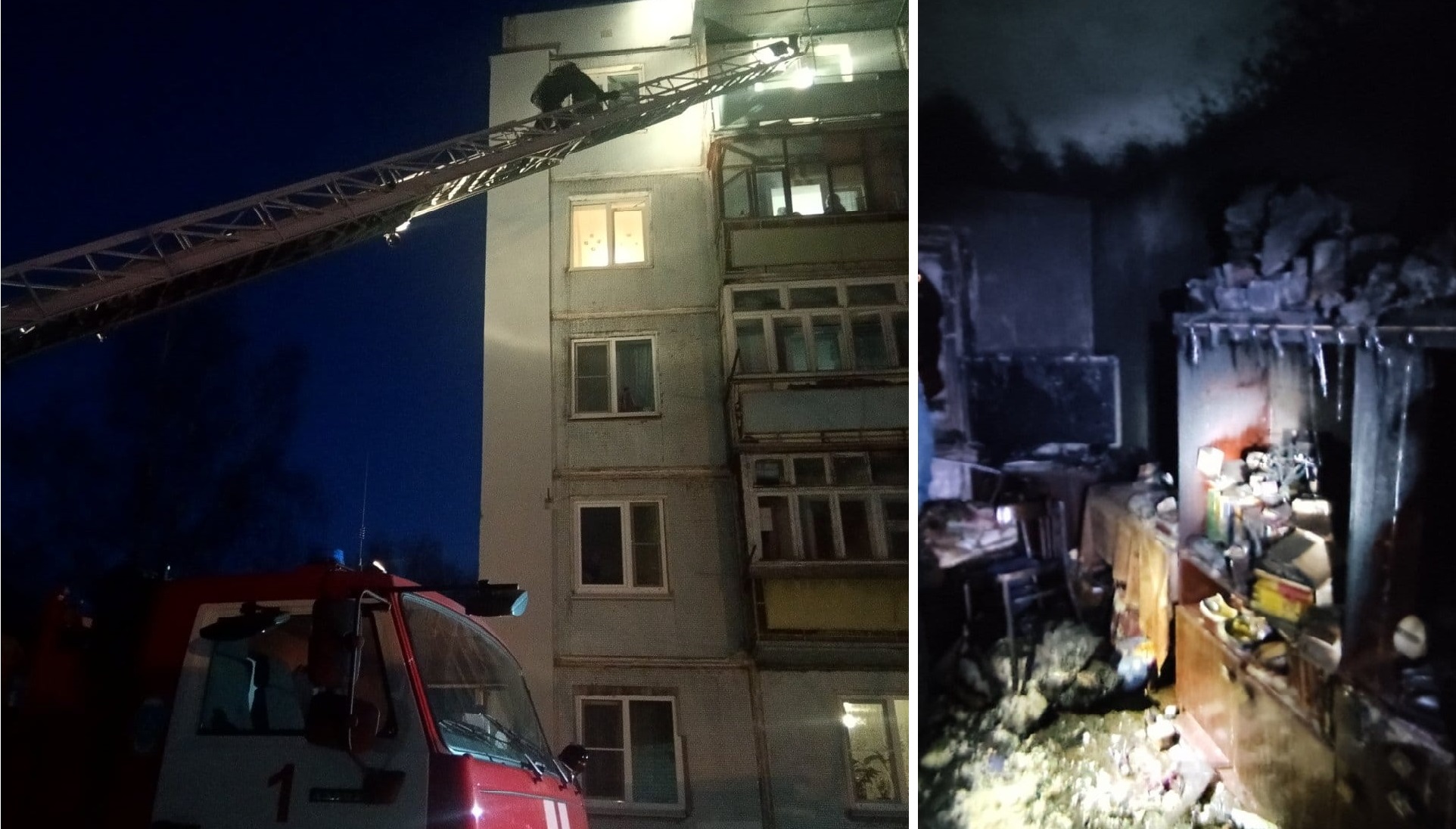 На пожаре в костромской многоэтажке погибла пожилая женщина
