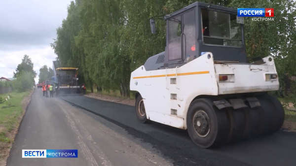 По нацпроекту в Костромской области в этом году отремонтировали 260 километров дорог