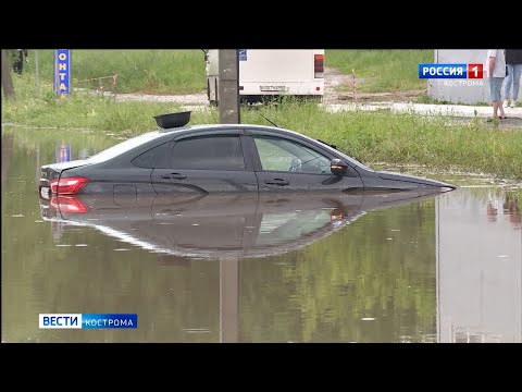 Водитель утонувшей в Костроме машины вез ребенка в больницу с приступом