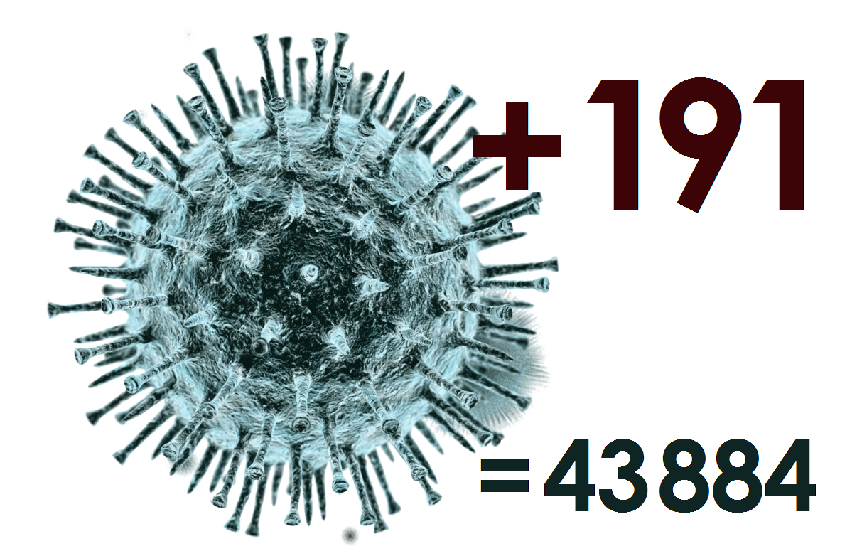 За сутки в Костромской области выявлен 191 новый случай коронавируса