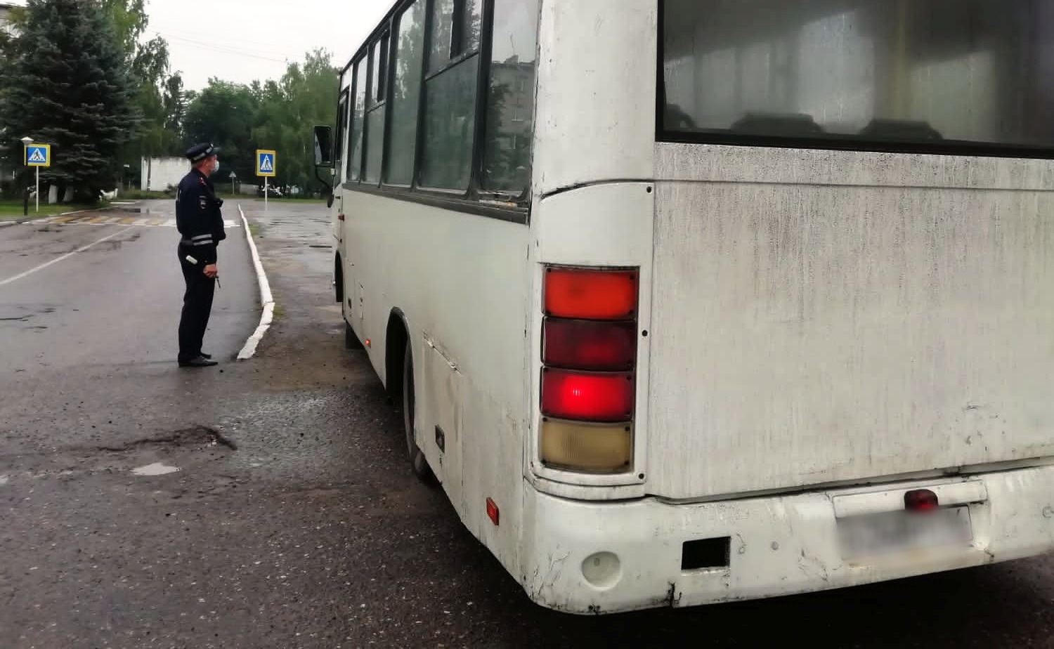 Ещё один пьяный водитель автобуса попался костромским автоинспекторам
