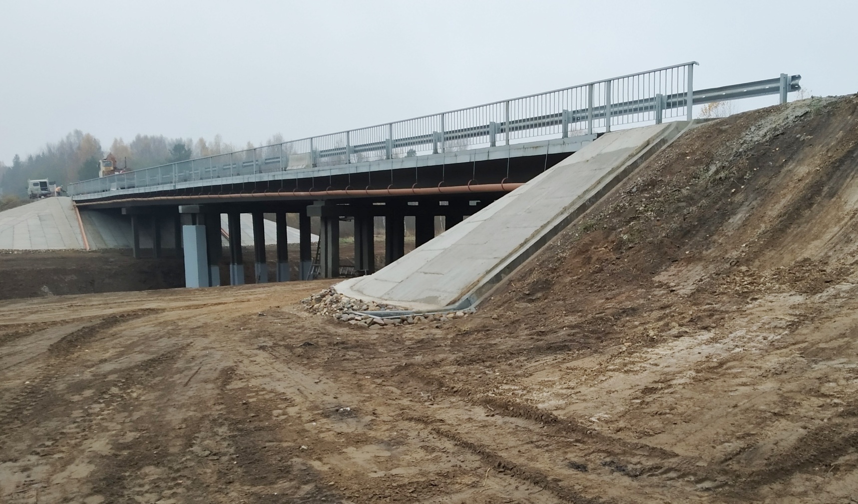 В Костромской области началась реконструкция моста через реку Тожегу