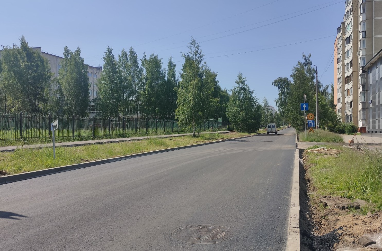 Ярославская лаборатория подтвердила качество асфальта на улицах Костромы