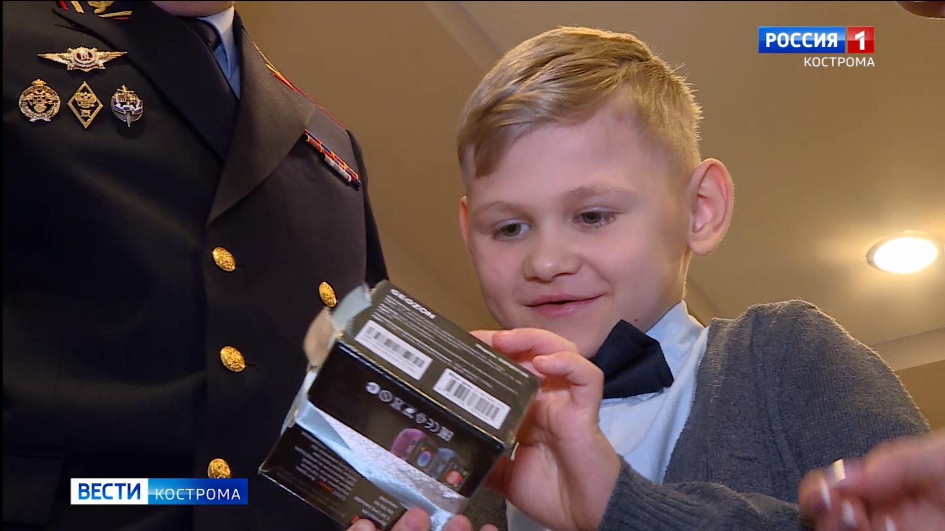 Костромские полицейские исполнили новогоднее желание сына погибшего в СВО бойца 