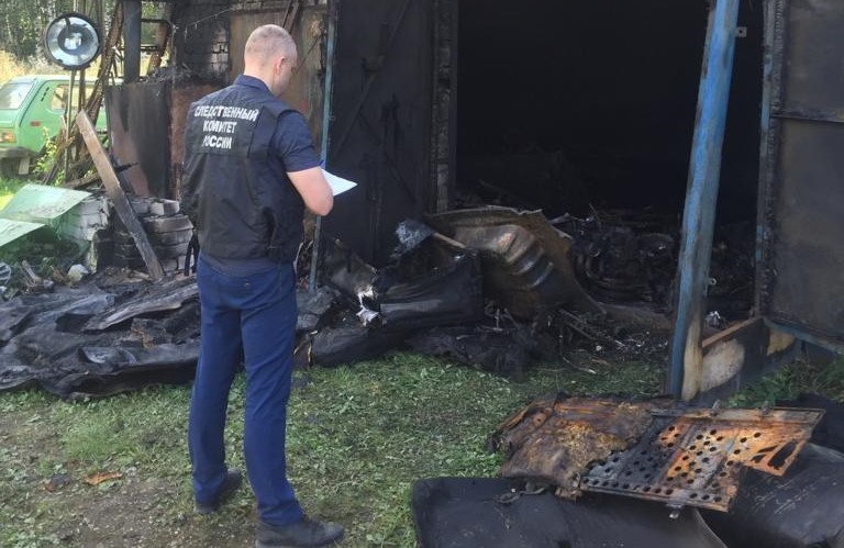 Пожилой мужчина сгорел в одном из костромских гаражей