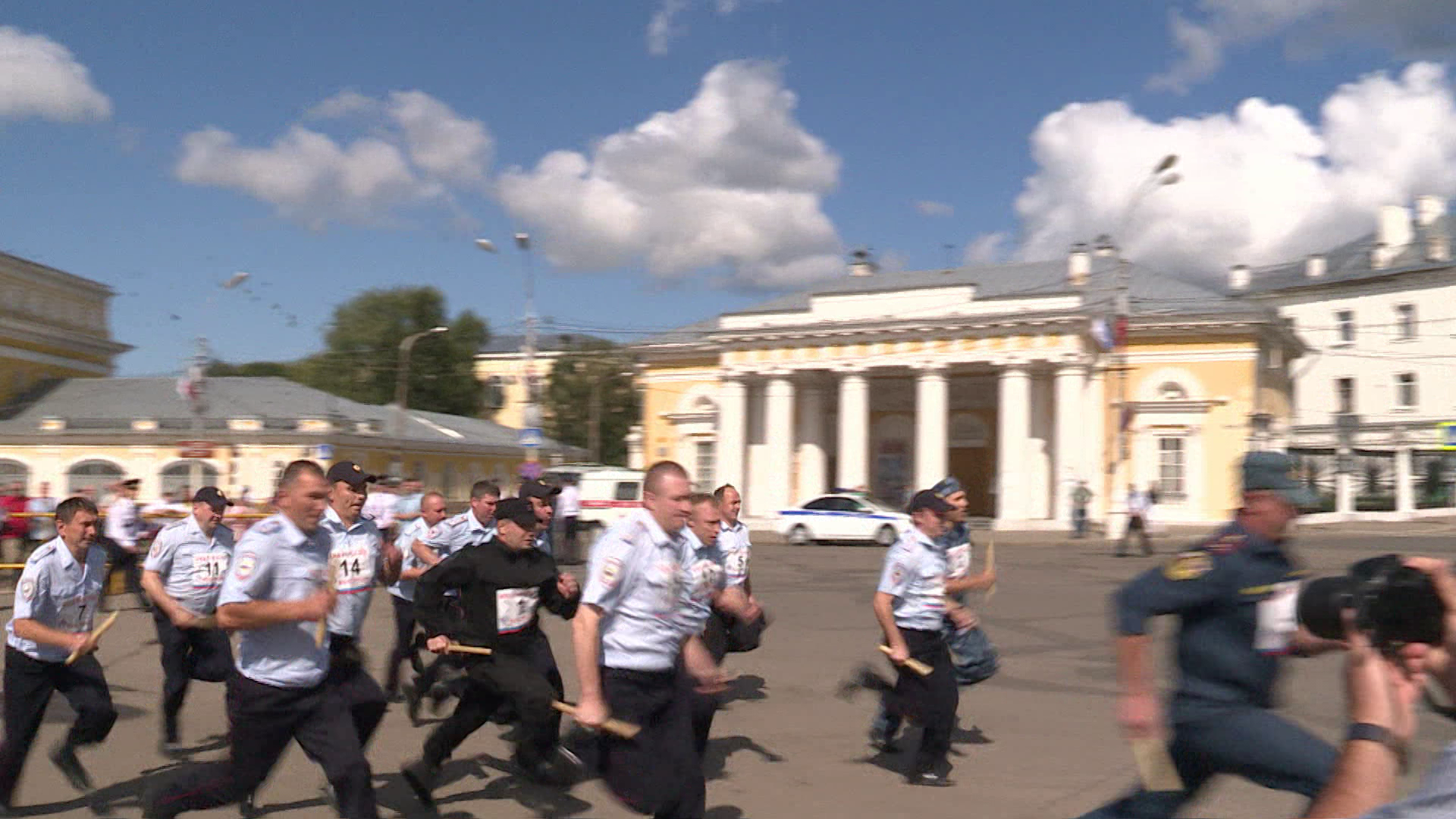 Движение по центру Костромы временно закроют из-за полицейской эстафеты