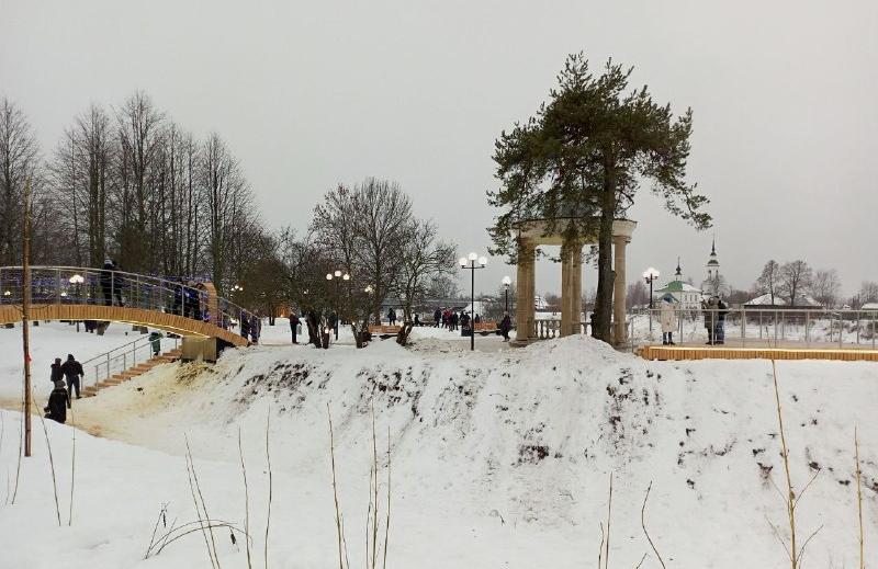 В Буе Костромской области открыли новый парк «Стрелка»
