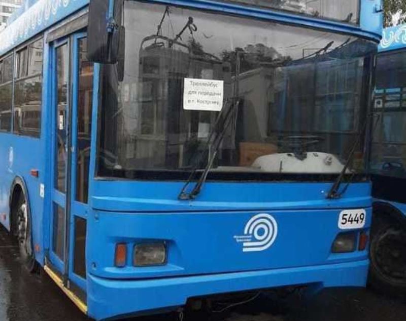 Первые троллейбусы из столицы отправят в Кострому уже на днях