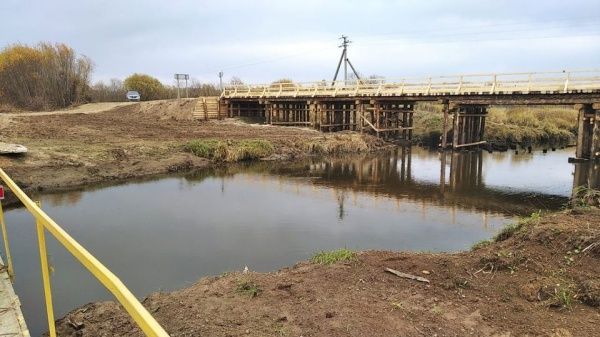 Для «отрезанной» деревни в Костромской области срубили новый мост