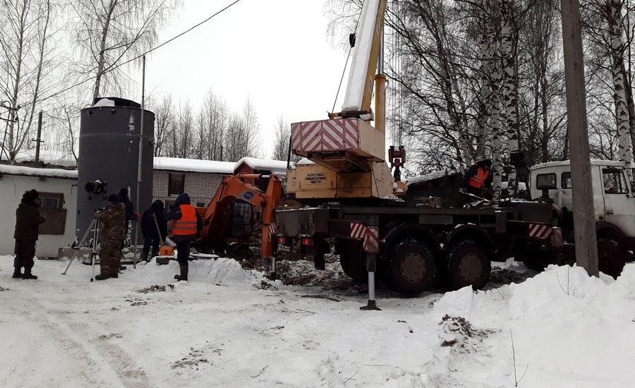 Канализационно-насосную станцию под Костромой обновили на 1,4 млн рублей