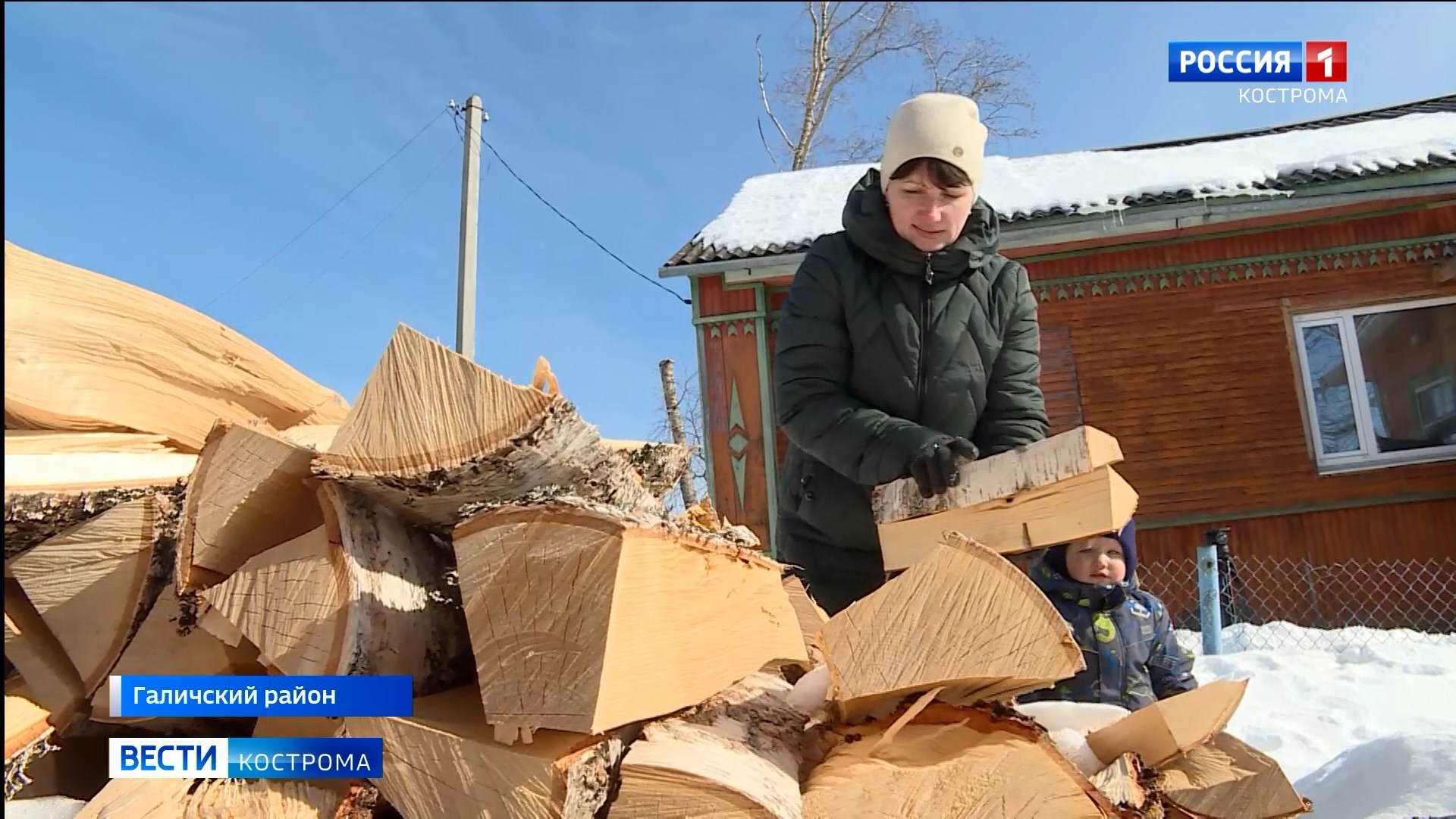 Газ вытесняет дрова из костромских деревень