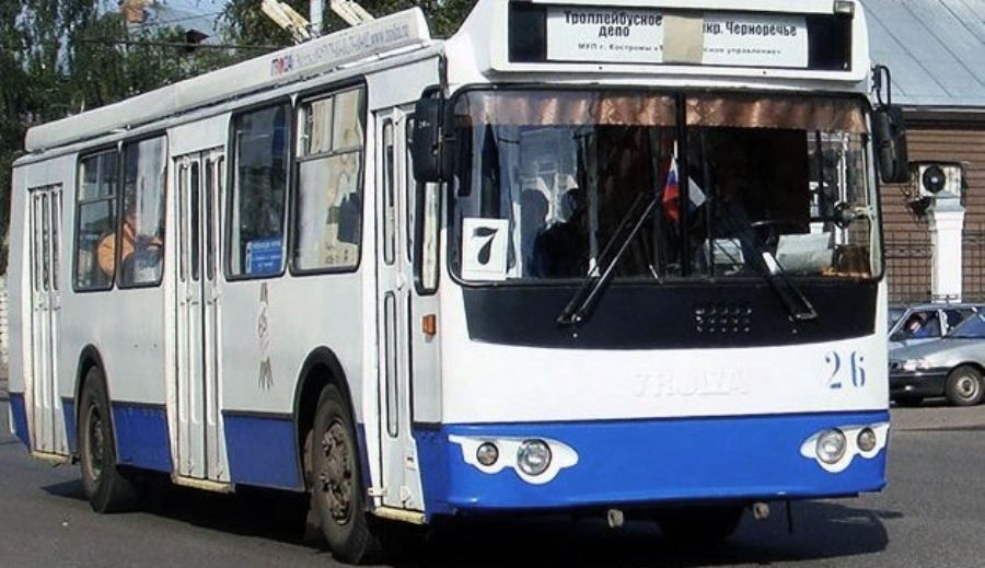 Троллейбусы №7 в Костроме временно пойдут по проспекту Мира