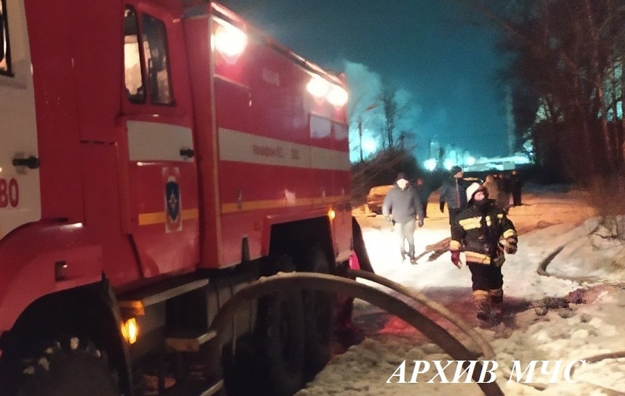 В Костромской области за ночь произошло четыре пожара