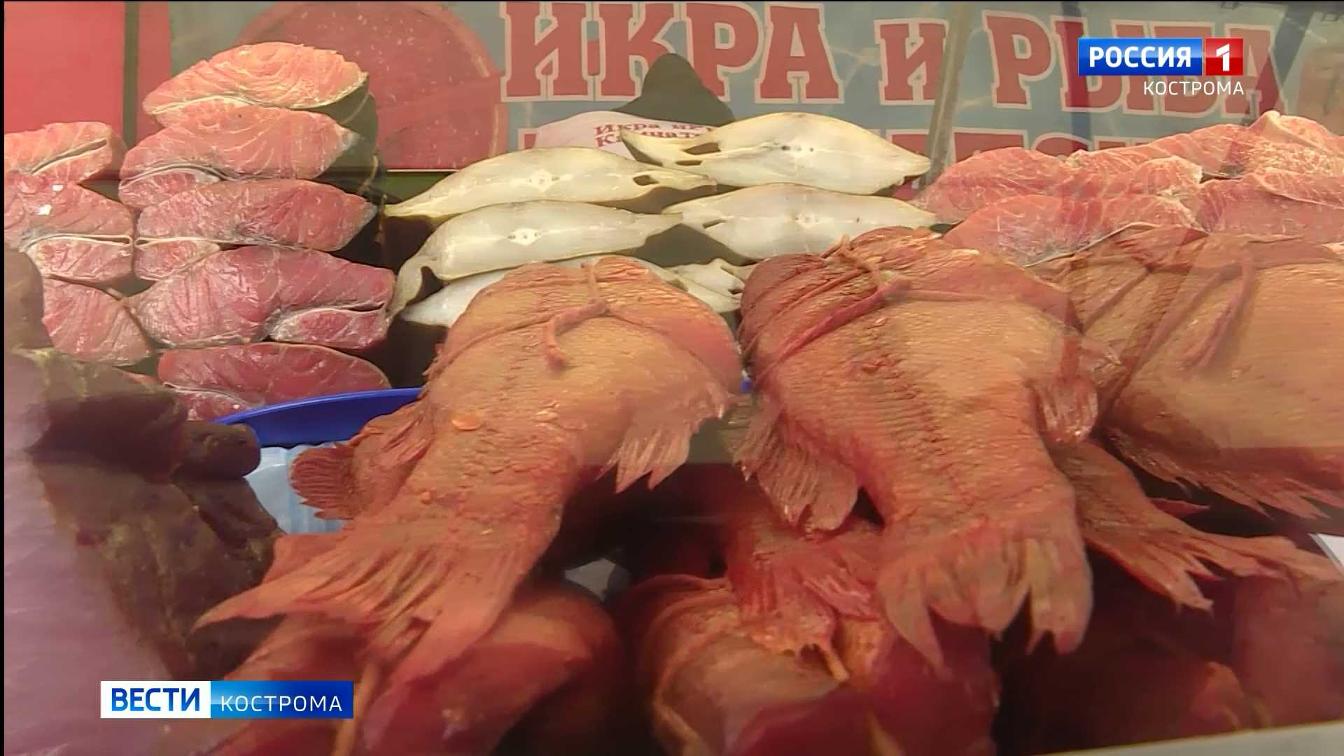 Выставка-ярмарка рыбных деликатесов открылась в Костроме