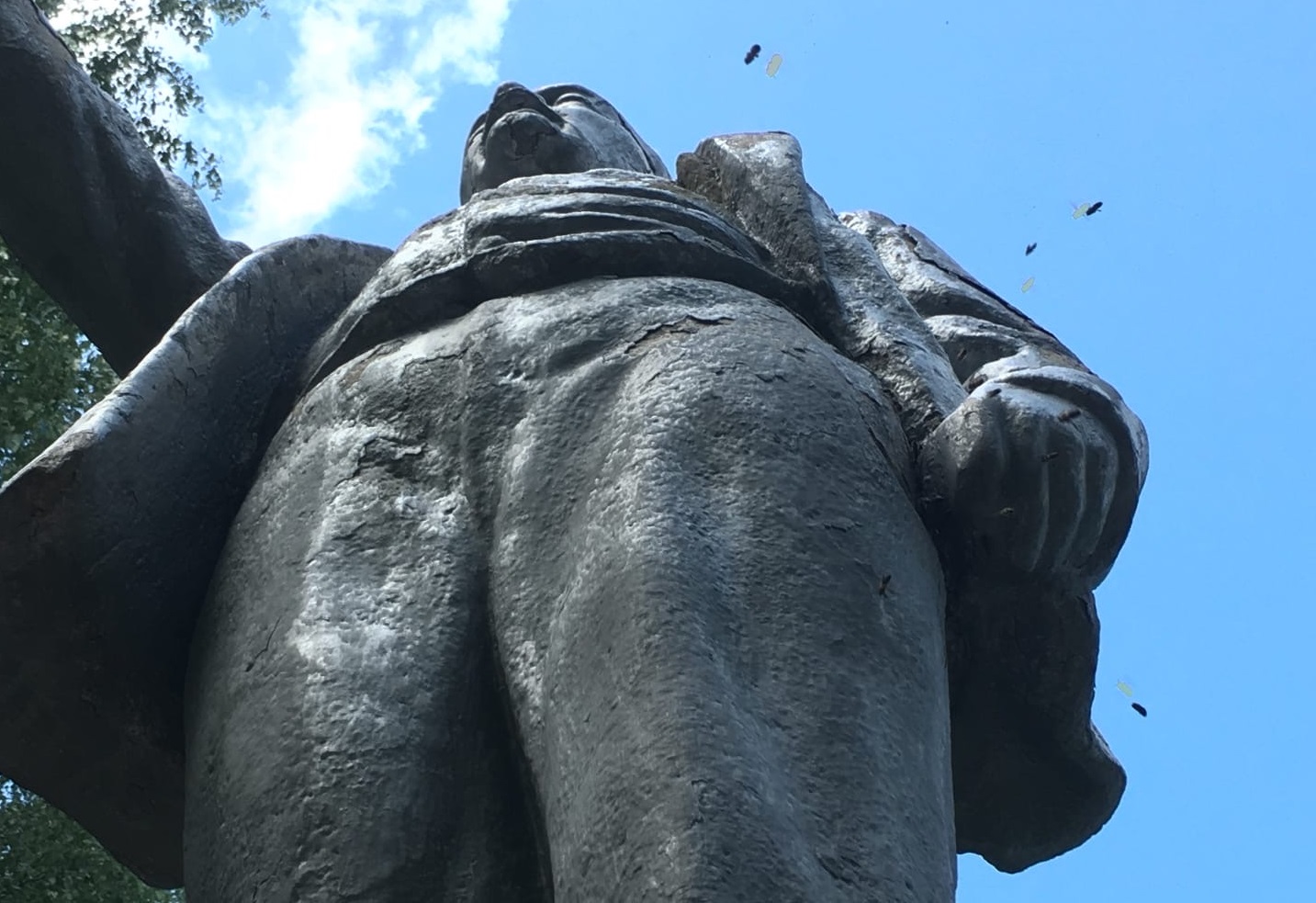 Памятник Ленину стал домом для пчел костромского райцентра