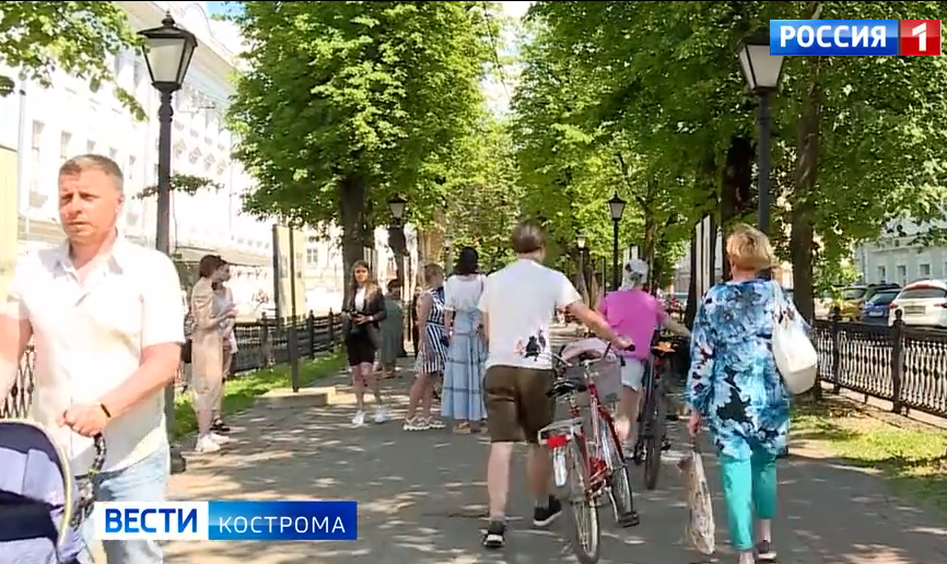 Аллея в центре Костромы на День города станет «Бульваром талантов»
