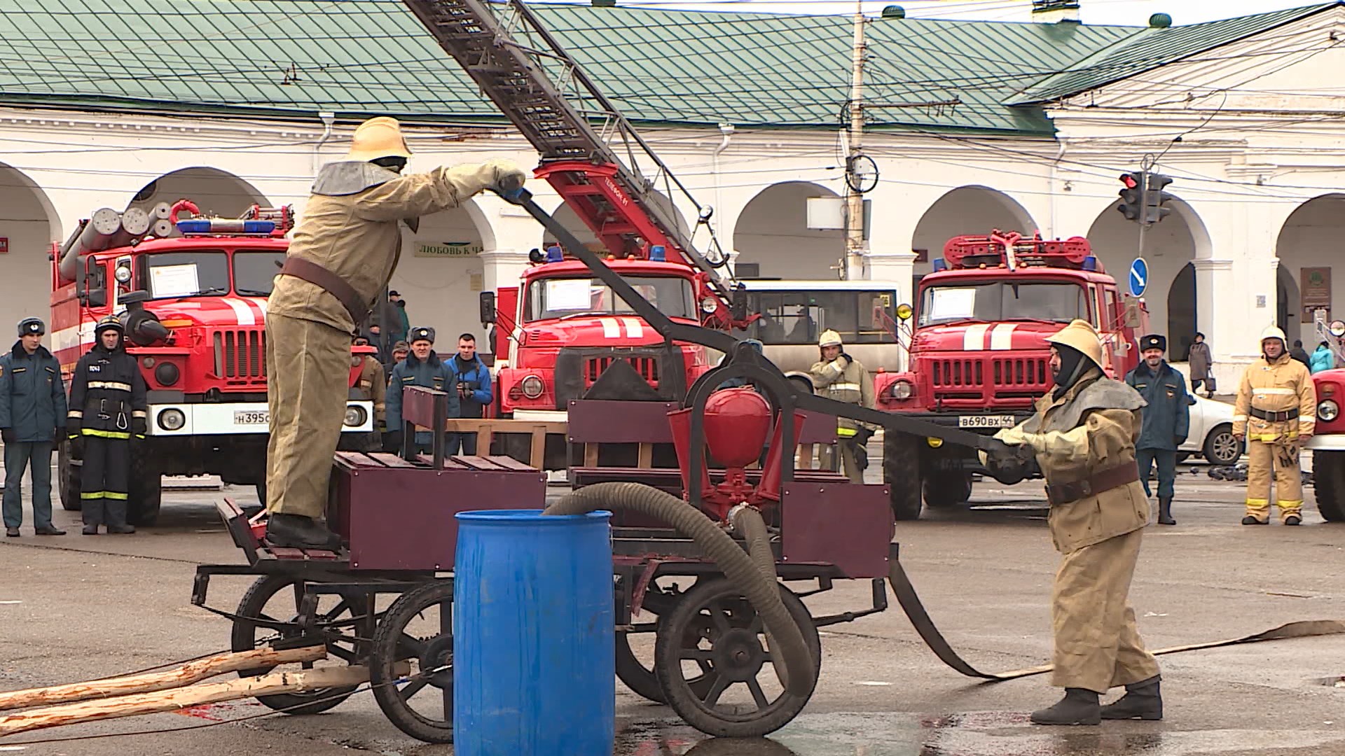 Пожарные устроят в Костроме показательную реконструкцию тушения пожара в ХIХ веке