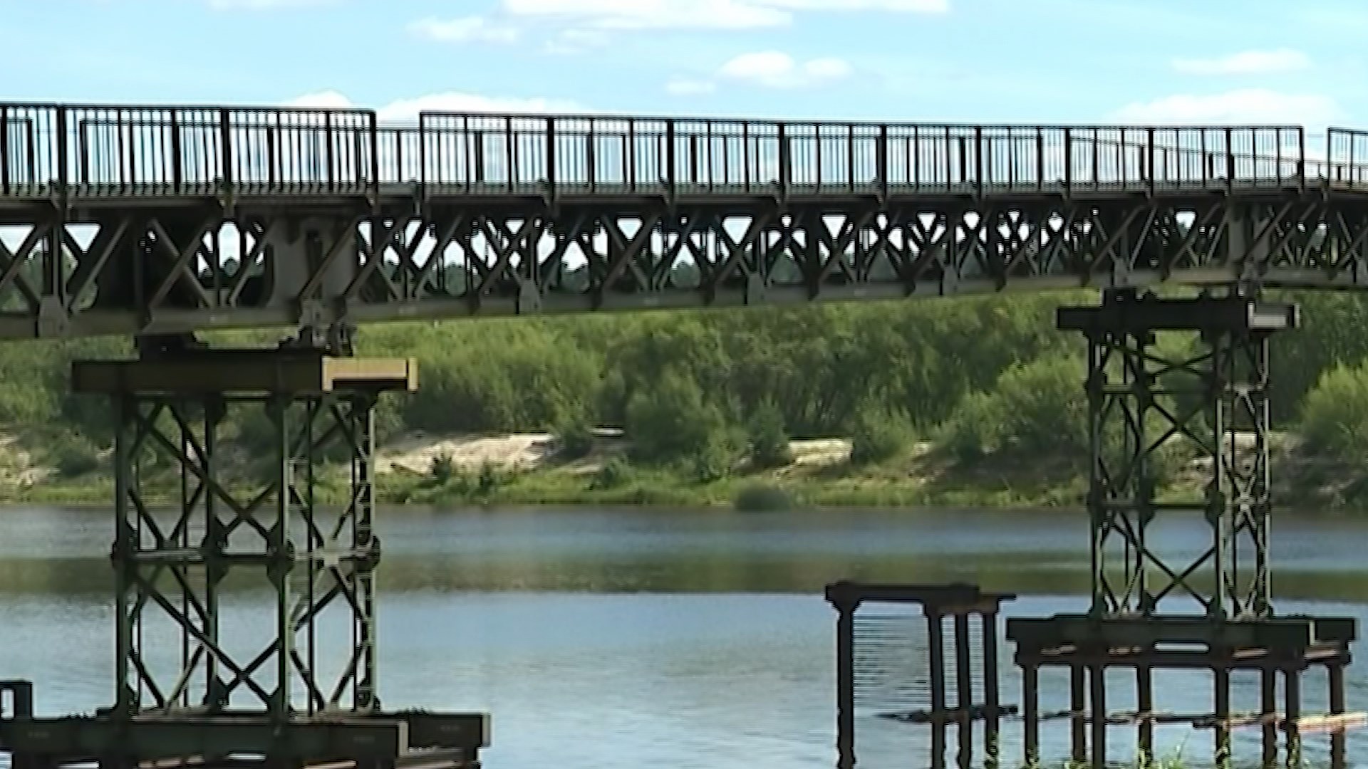 В костромском посёлке Горчуха ограничат движение большегрузов по мосту через Унжу