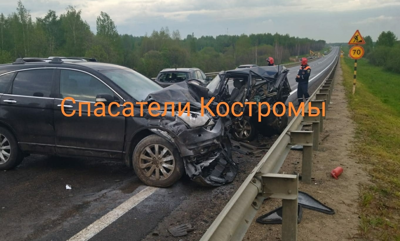 Очередная смертельная авария произошла на трассе Кострома – Шарья – Киров – Пермь