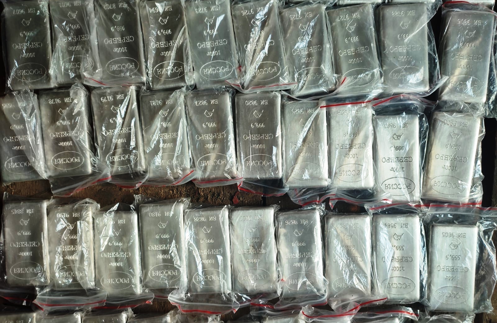 Полицейские нашли в гараже костромича 89 кг серебряных слитков