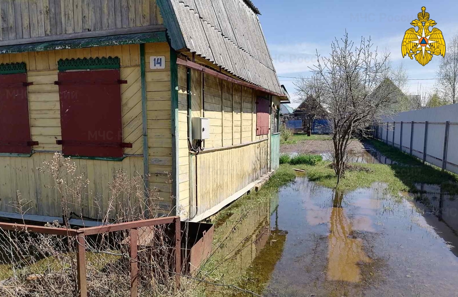 Речная вода пошла на убыль в Костроме