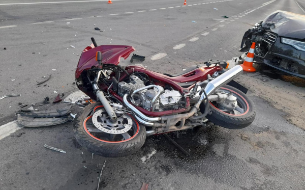 Госпитализирован мотоциклист, пострадавший в аварии на трассе «Золотое кольцо» под Костромой