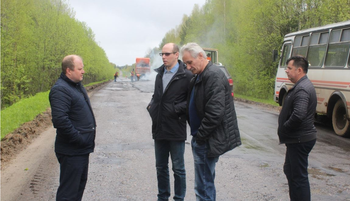 Дорогу на Кологрив в Костромской области отремонтируют раньше срока