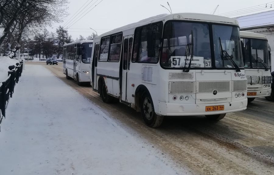 Четыре автобуса в Костроме временно изменят маршрут