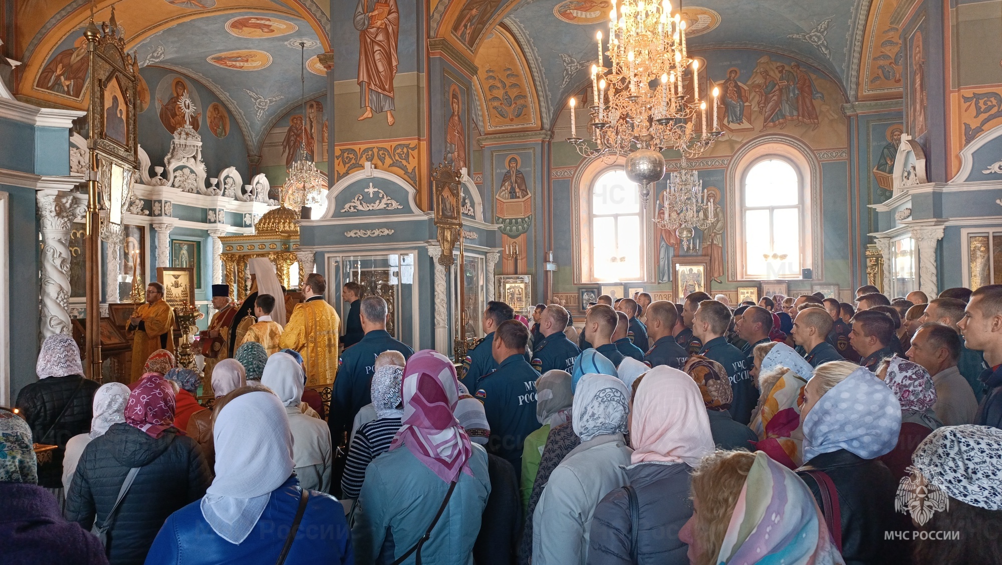 В Костроме прошел молебен перед иконой Божьей Матери «Неопалимая Купина»