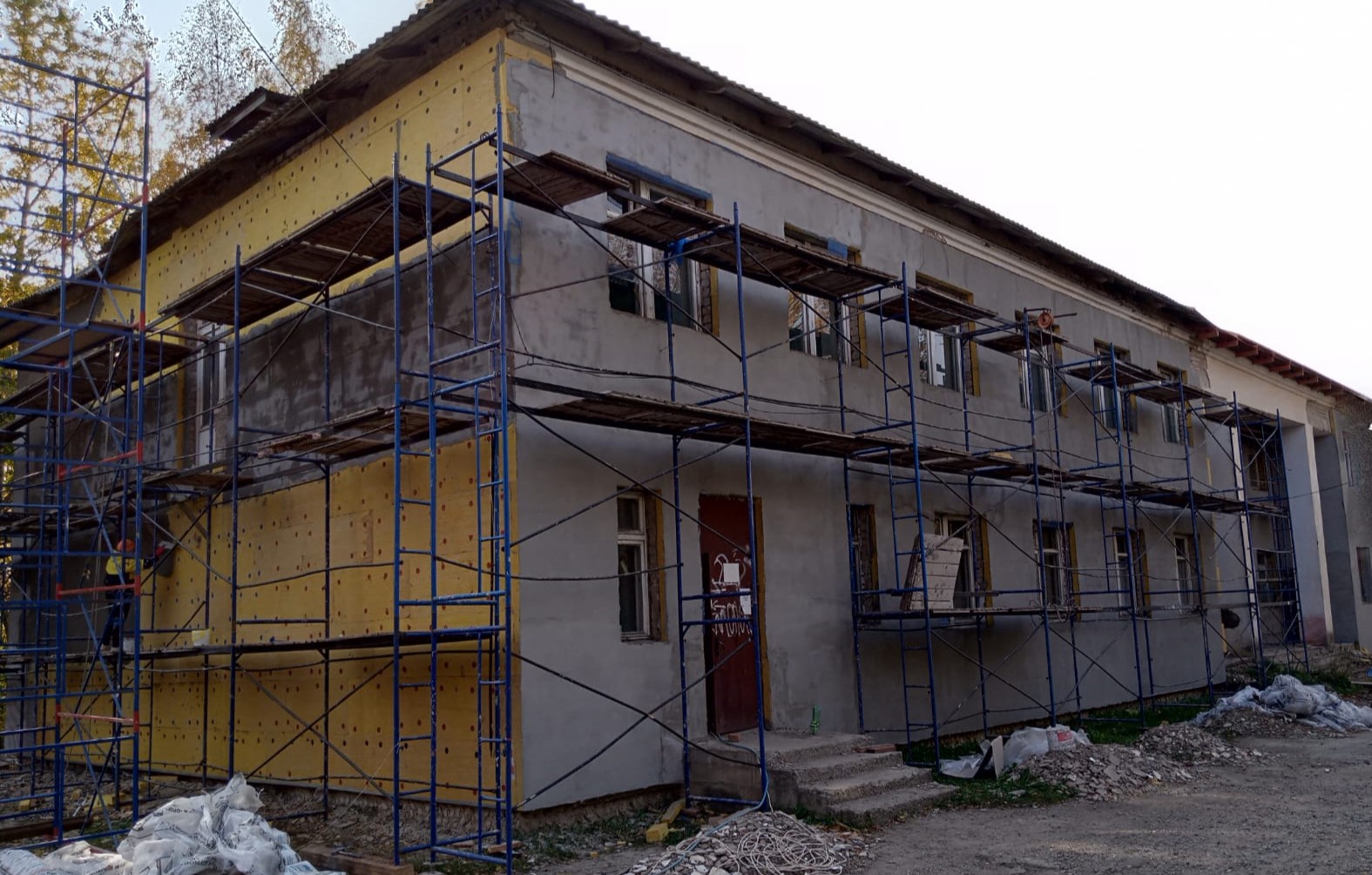 На севере Костромской области капитально ремонтируют поликлинику