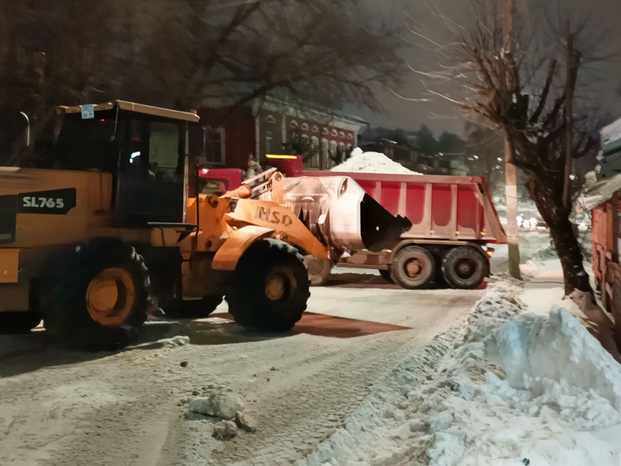 С улиц Костромы вывезли еще 5 тысяч кубометров снега