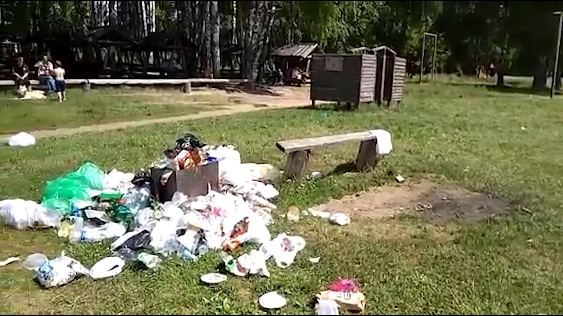 МОБИЛЬНЫЙ РЕПОРТЁР. Костромской парк «Берендеевка» зарастает мусором