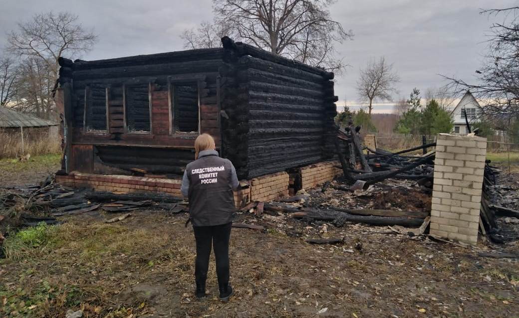 На пожаре в Костромской области погиб мужчина