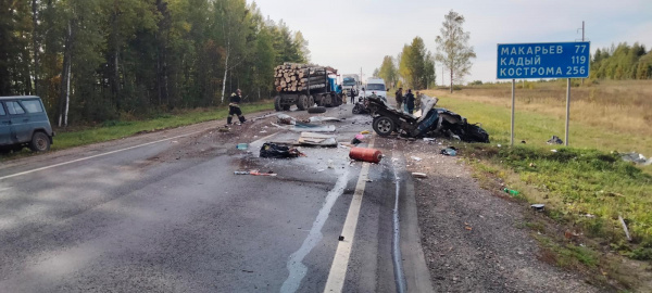 Мужчина погиб в страшной аварии на трассе в Костромской области
