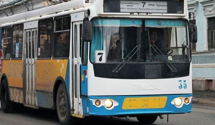 Троллейбусы по улице Ленина в Костроме не пойдут до среды