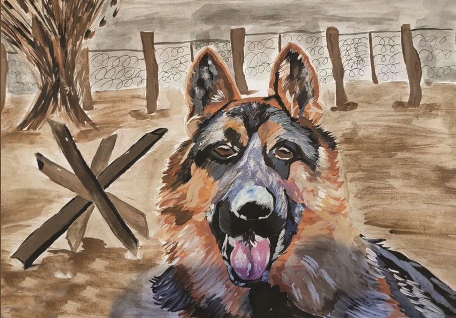 Рисунок собаки принес юной костромичке награду международного конкурса