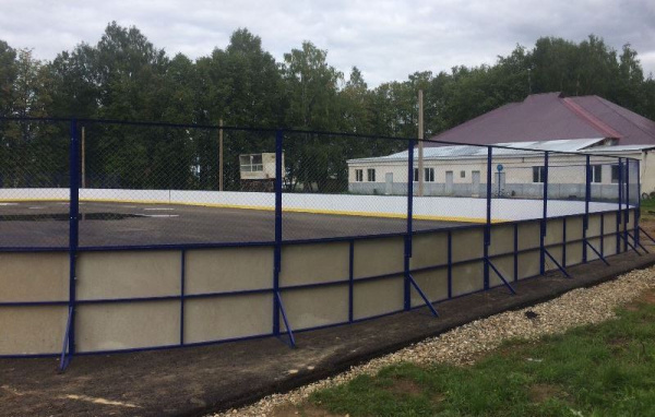 В костромском посёлке Шувалово открылся новый хоккейный корт