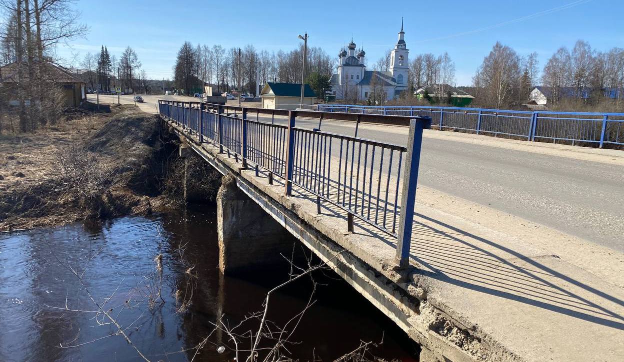В Костромской области отремонтируют мост через реку Вотгать