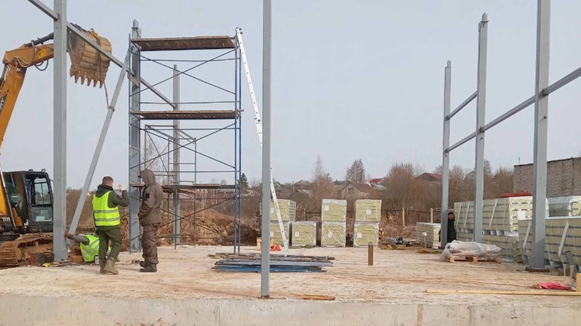 В Красном-на-Волге строится новая станция водоподготовки