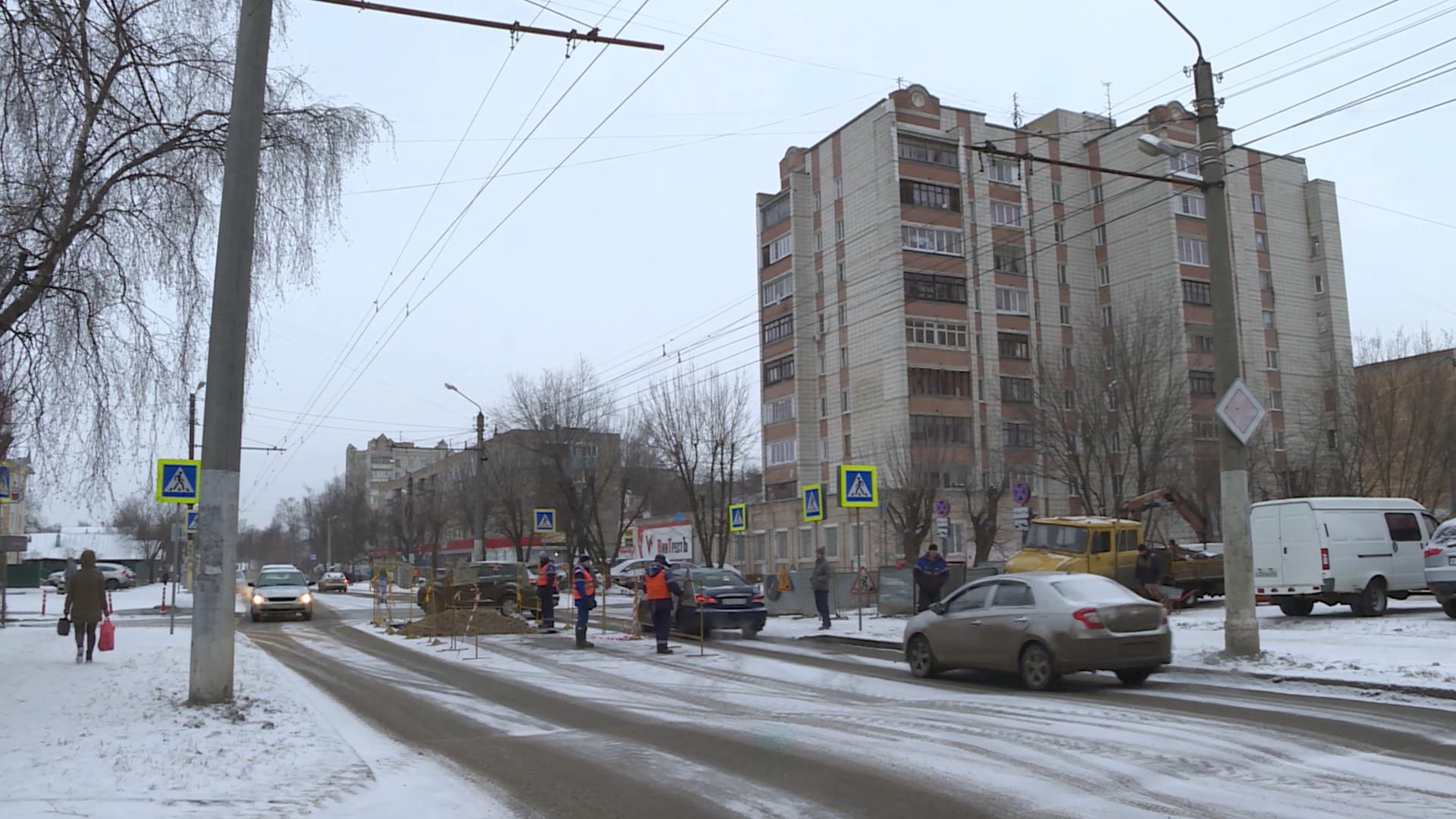 В Костроме строители повредили газопровод на улице Полянской