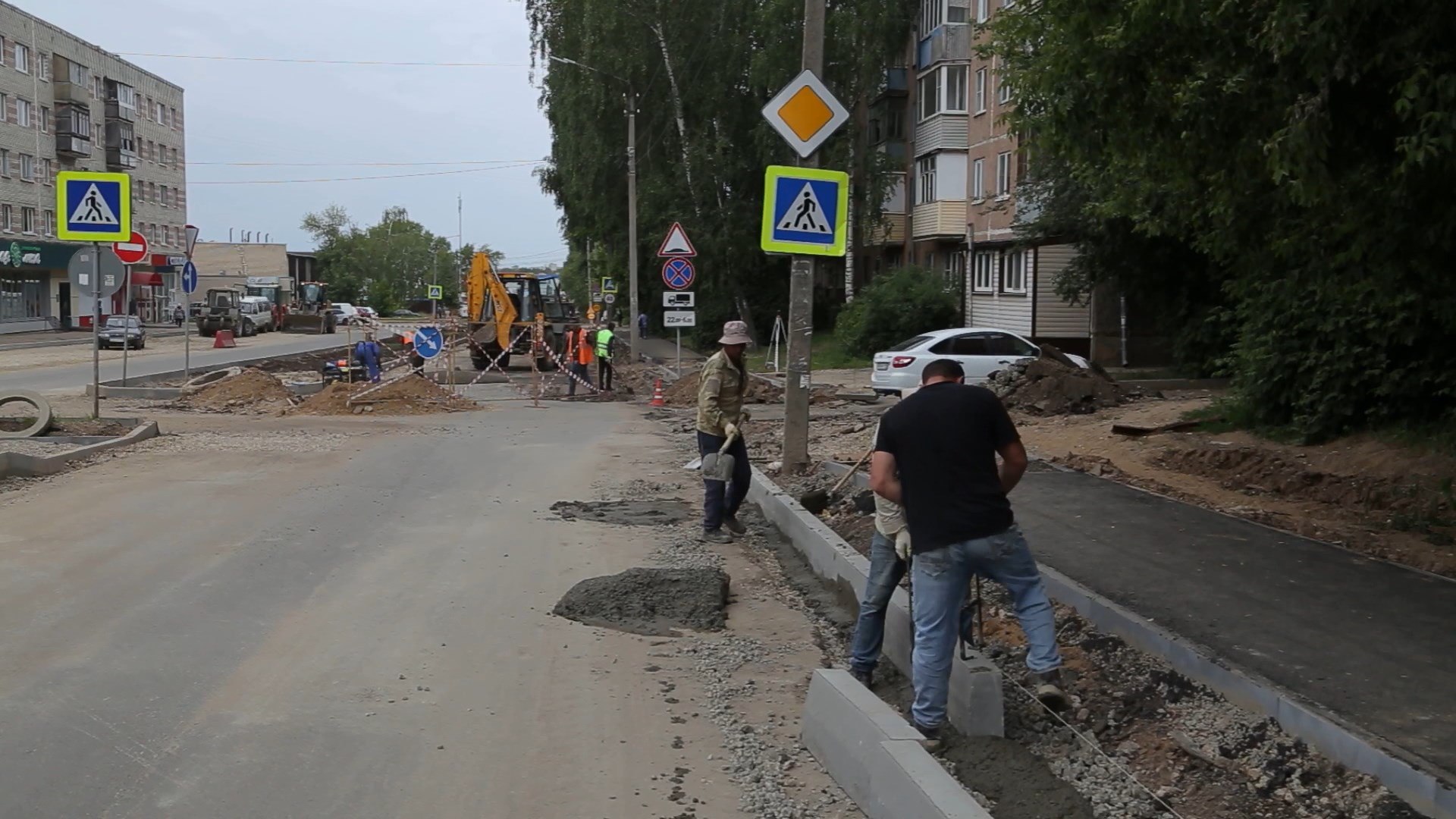 Ремонт дорог в Костроме: всё идёт по плану | ГТРК «Кострома»