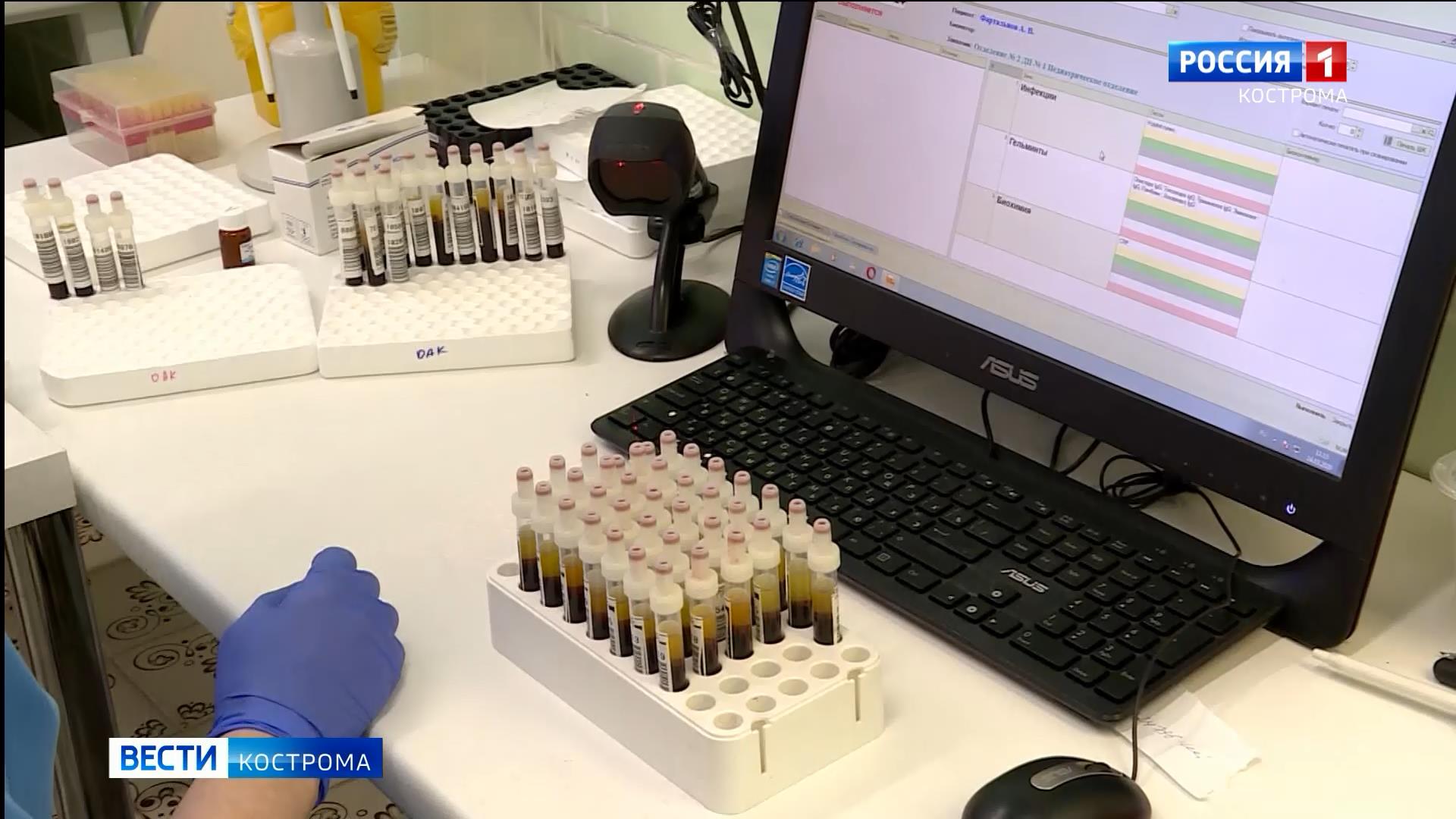 Более 9 тысяч костромичей сдали тесты на коронавирус