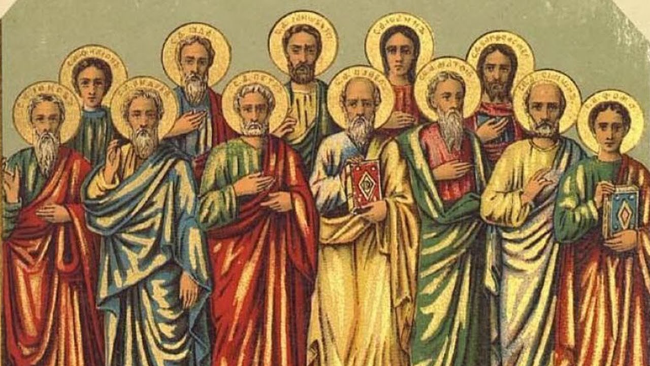 Где были апостолы. «Двенадцать апостолов» (XIV В.)..